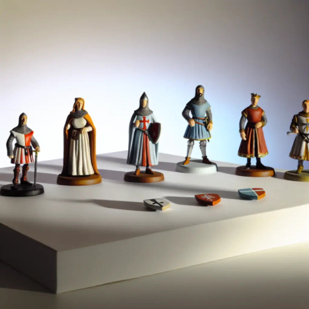 Zestaw figurek bohaterów Drogi Krucjaty